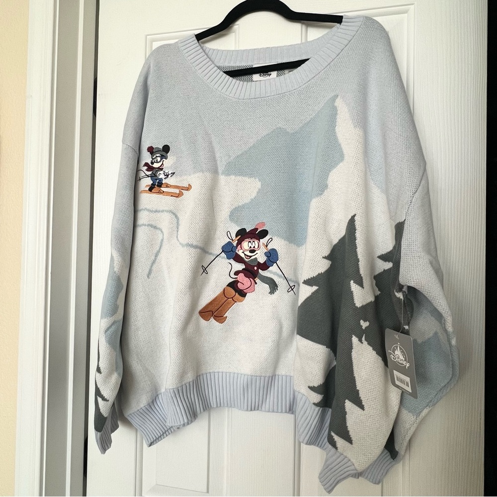 NWT Disney holiday character ski sweater, 3X